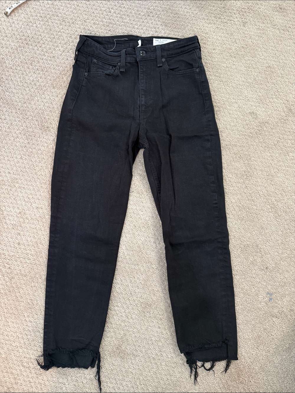 rag & bone Black Slim Straight woman’s Jeans